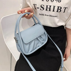 Leather Dumpling Pack Crossbody Bag Chain Handle Tote