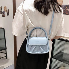 Leather Dumpling Pack Crossbody Bag Chain Handle Tote
