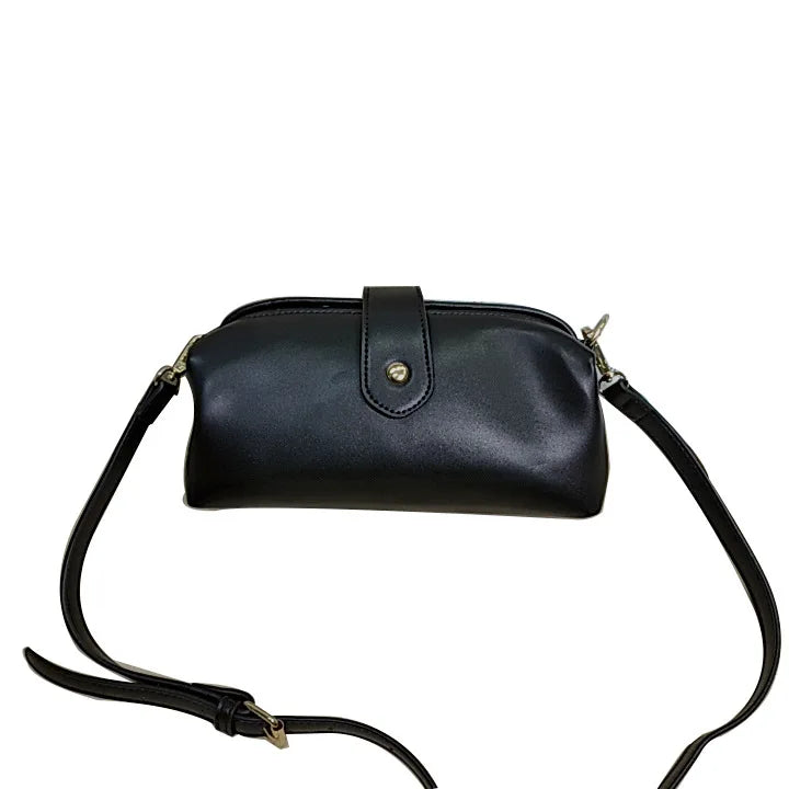 Solid Women PU Leather Crossbody Bags Female Daily Bag Purses