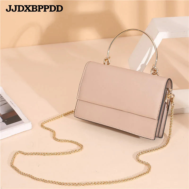 Small Cow Leather Shoulder Bag Women Handbags Crossbody Bags
