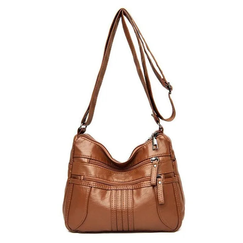 Soft Leather Women Crossbody Bags Handbags Ladies Tote Bag