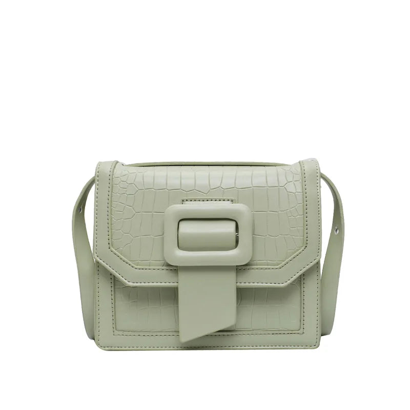 Spring Colorful Small Square Flap Crossbody Handbag