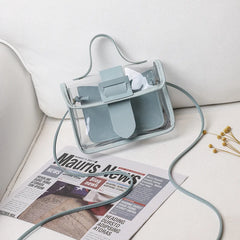 Women's Square PVC Shoulder Bag Sweet Lady Bag