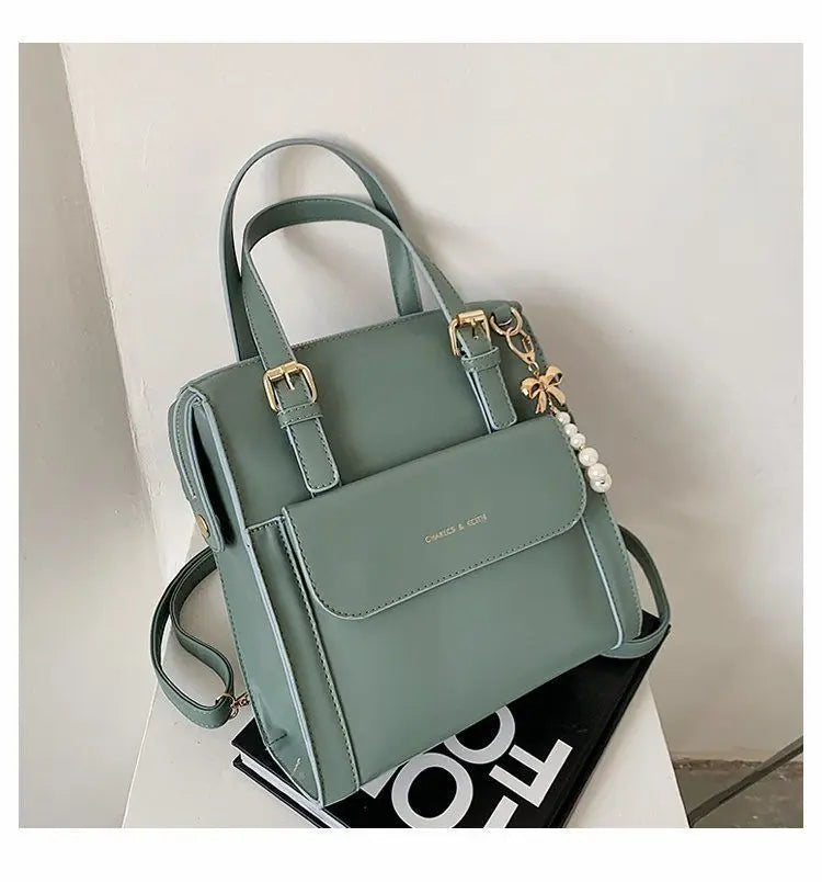 Spring Women Backpack Female Soft Leather School Bags For Teenage Girl