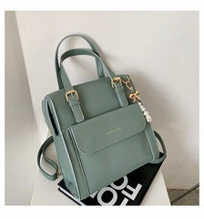 Spring Women Backpack Female Soft Leather School Bags For Teenage Girl