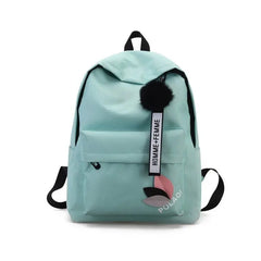 Street Canvas Backpack Solid Spring Large Capacity Travel Backpack