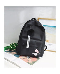 Street Canvas Backpack Solid Spring Large Capacity Travel Backpack