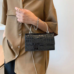 Summer Casual Solid Handbag Chain Crossbody Bag