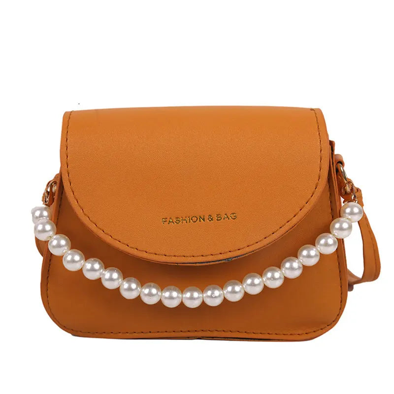 Summer Small Square Handbags For Women Soft Leather Female Shoulder Bag