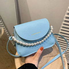 Summer Small Square Handbags For Women Soft Leather Female Shoulder Bag