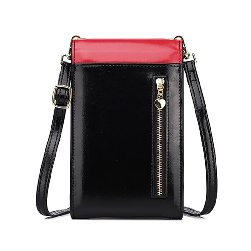 Summer Women's Shoulder Bag Small Flap Crossbody Phone Bag PU Leather Handbags