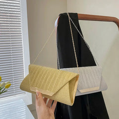 Summer Ladies Evening Bags Chain Shoulder Crossbody Bag For Women Wedding Clutch