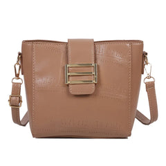 Summer Women's Bucket Bag Solid Shoulder Bag Ladies Handbag Diagonal