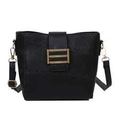 Summer Women's Bucket Bag Solid Shoulder Bag Ladies Handbag Diagonal