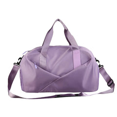 Women's Fitness Yoga Bag Shoe Pocket Waterproof Nylon Weekend Sport Bag