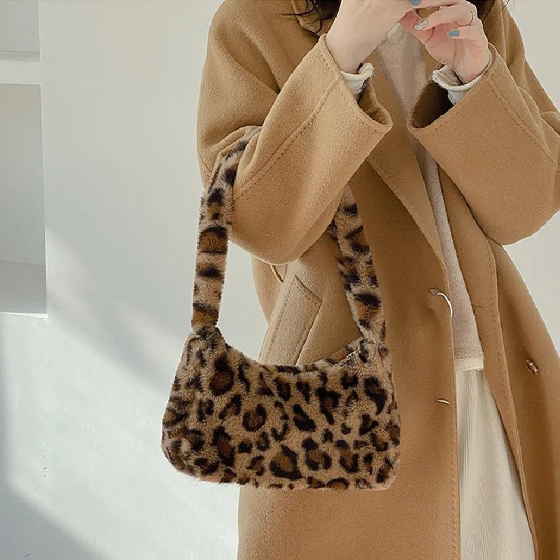 Wild Cow Print Underarm Bag for Women