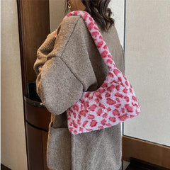 Wild Cow Print Underarm Bag for Women