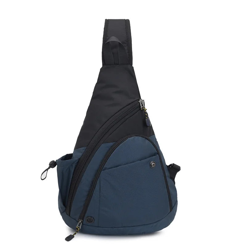 Men Chest Bags Waist Pack Nylon Shoulder Bag Crossbody Bag