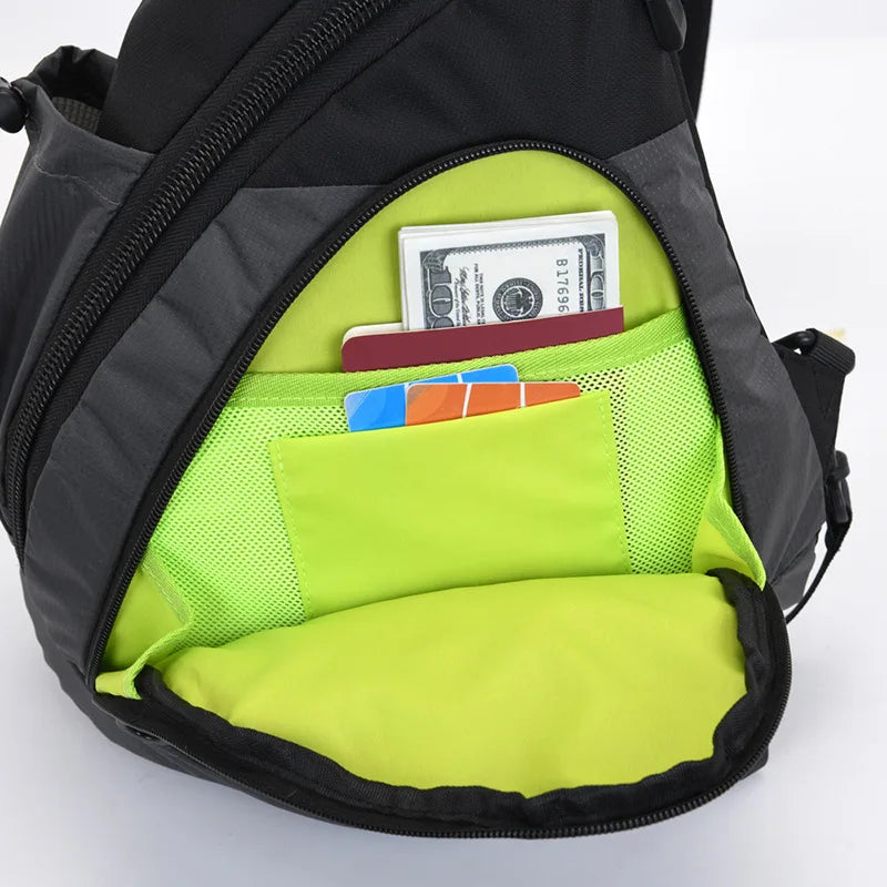 Men Chest Bags Waist Pack Nylon Shoulder Bag Crossbody Bag