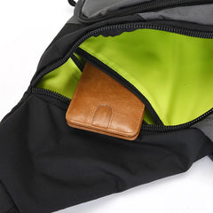 Men Chest Bags Waist Pack Nylon Shoulder Bag Crossbody Bag