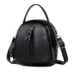 Vintage Soft Women Shoulder Bags Mini Top Handle Bags Crossbody Bags