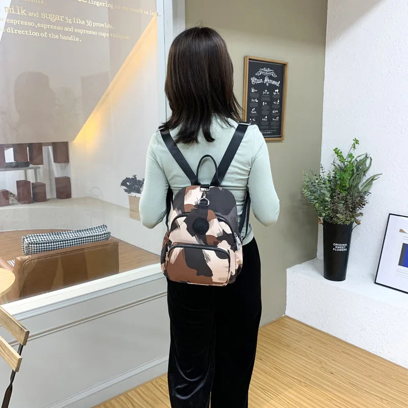 Woman Backpacks Mini Oxford Cloth Lightweight Waterproof Harajuku Outdoor