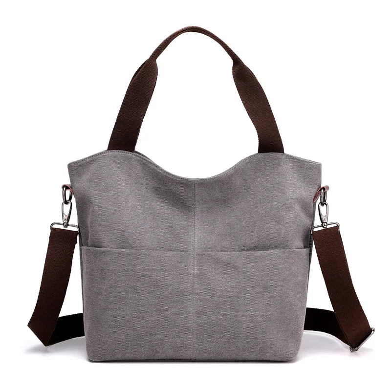 Woman Canvas Handbags Big Capacity Crossbody Bags Casual Ladies Totes purse