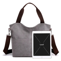 Woman Canvas Handbags Big Capacity Crossbody Bags Casual Ladies Totes purse