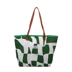 Women Canvas Shoulder Tote Bag Vintage Shopper Girl