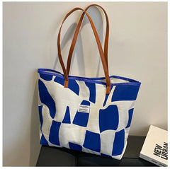 Women Canvas Shoulder Tote Bag Vintage Shopper Girl