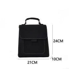 Women Backpack Female High Leather School Bags Teenage Girls Rucksack