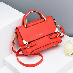 Women Cow Leather Handbag Top Handle Purse Crossbody Bag