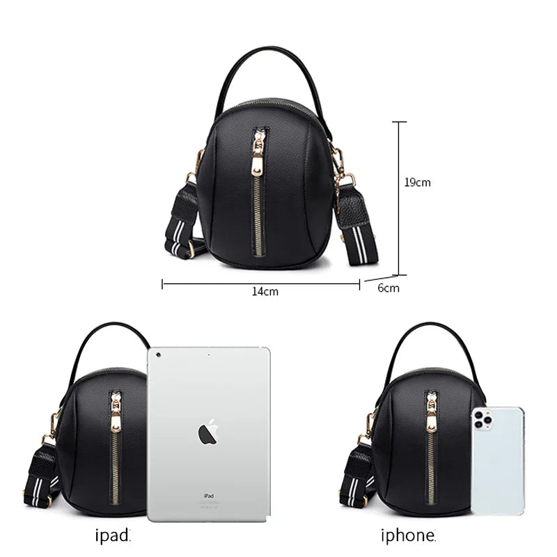 Women Small Crossbody Bags Leather Shoulder Messenger Bag Girls Ladies Phone Pur
