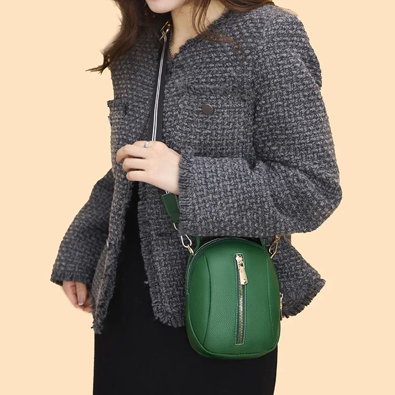 Women Small Crossbody Bags Leather Shoulder Messenger Bag Girls Ladies Phone Pur