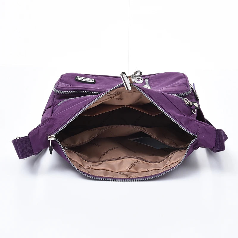 Nylon Shoulder Bag Crossbody Messenger Tote Purse Handbag