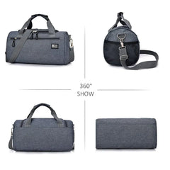 Outdoor Duffel Weekend Shoulder Sport Bag Light Luggage Business Travel