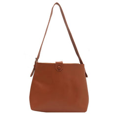 Women PU Shoulder Bag Retro Bucket Bag Crossbody Totes Bag