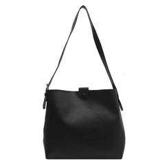 Women PU Shoulder Bag Retro Bucket Bag Crossbody Totes Bag