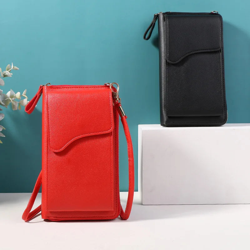 Women Shoulder Bag Phone Purse Zipper Flap Small Crossbody Bags