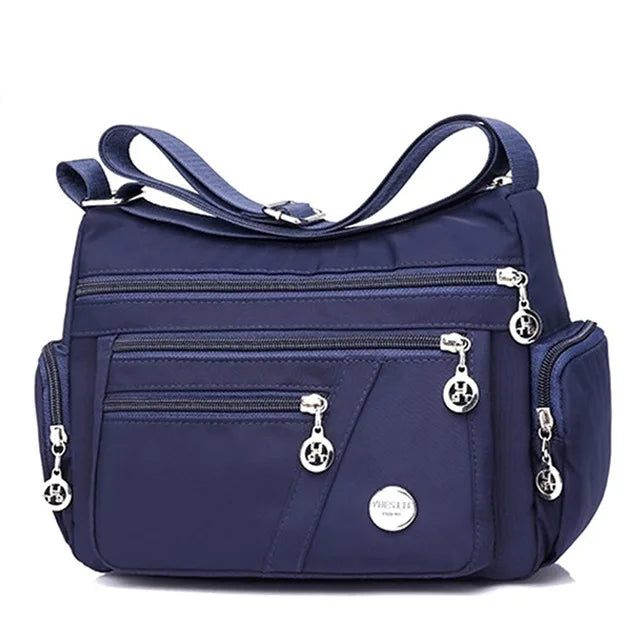 Waterproof Nylon Oxford Crossbody Bag Large Capacity Travel Bags