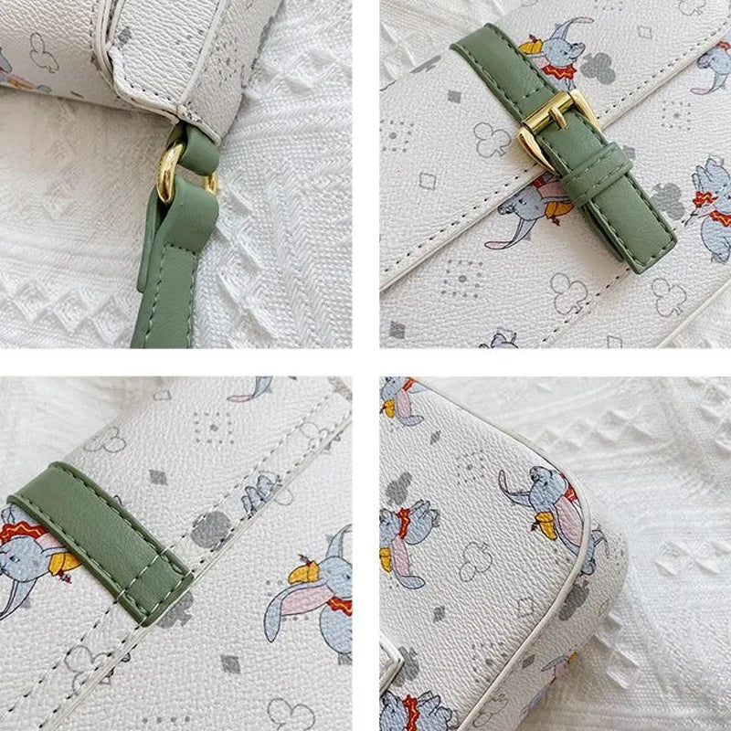 Elephant Flap Leather Shoulder Bag Crossbody Bags