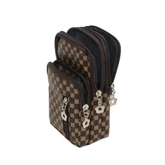 Women's Crossbody Bag Oblique Cross Mobile Phone Bag PU Leather Shoulder Bag
