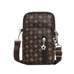 Women's Crossbody Bag Oblique Cross Mobile Phone Bag PU Leather Shoulder Bag