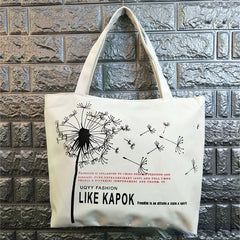Canvas Shoulder Bag Female Hand Bags Corduroy Shopper Shopping Bag