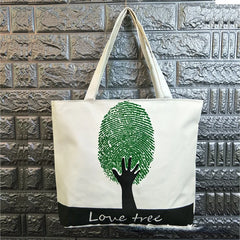 Canvas Shoulder Bag Female Hand Bags Corduroy Shopper Shopping Bag