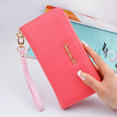 Leaf Print Long Women Purse Large Capacity Bag Women Wallet