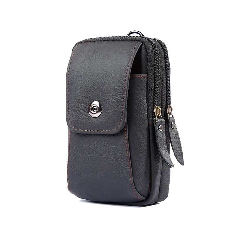 Men's Portable Pocket Stall Mobile Phone Bag for Belt Wear