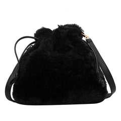 Faux Fur Women's Shoulder Bag Crossbody Handbag