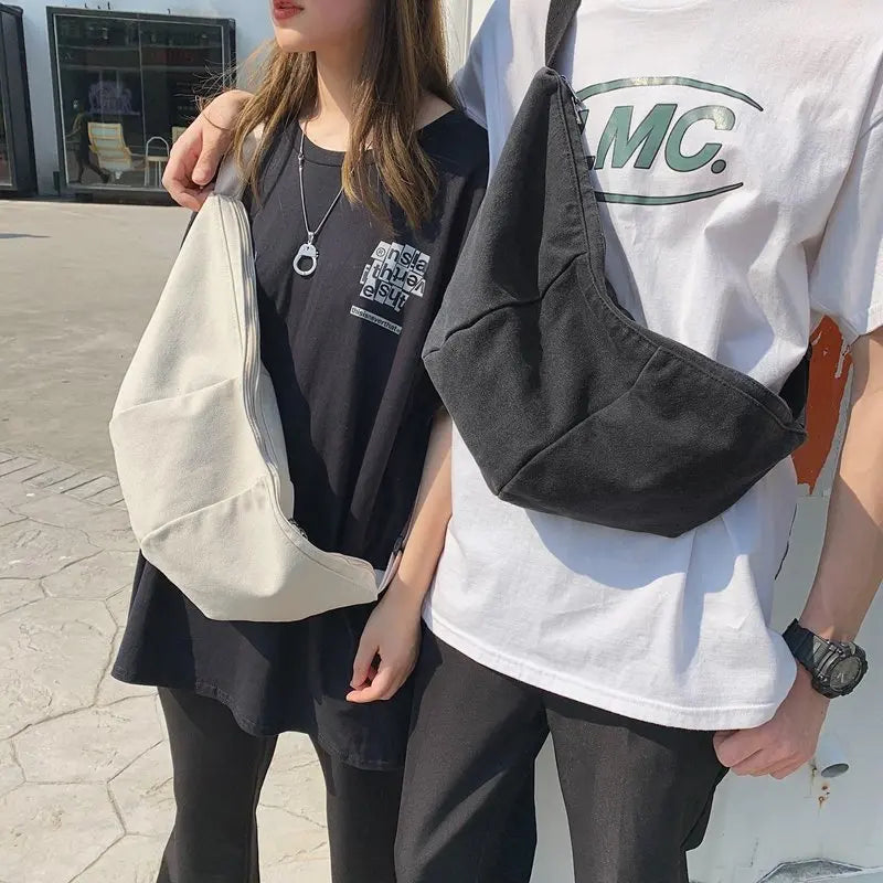 Japanese Street Messenger Bag for Men and Women