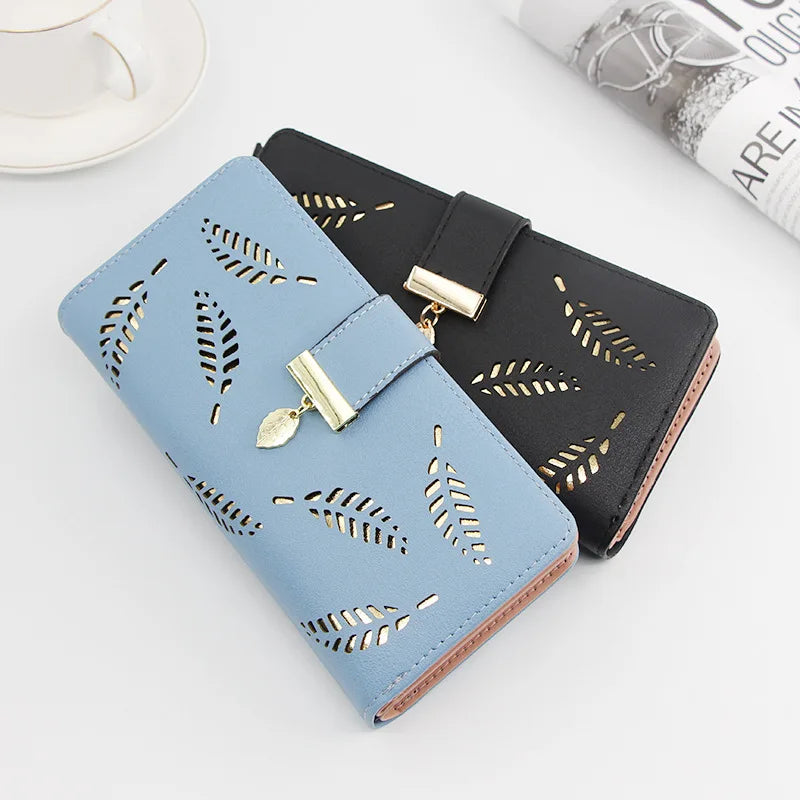 Women's Long Zipper Wallet Mobile Phone Bag Handbag Purse